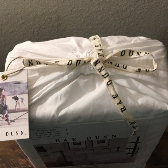 King sheet set RAE DUNN🖤 “RELAX” NWT! - Picture 10 of 11